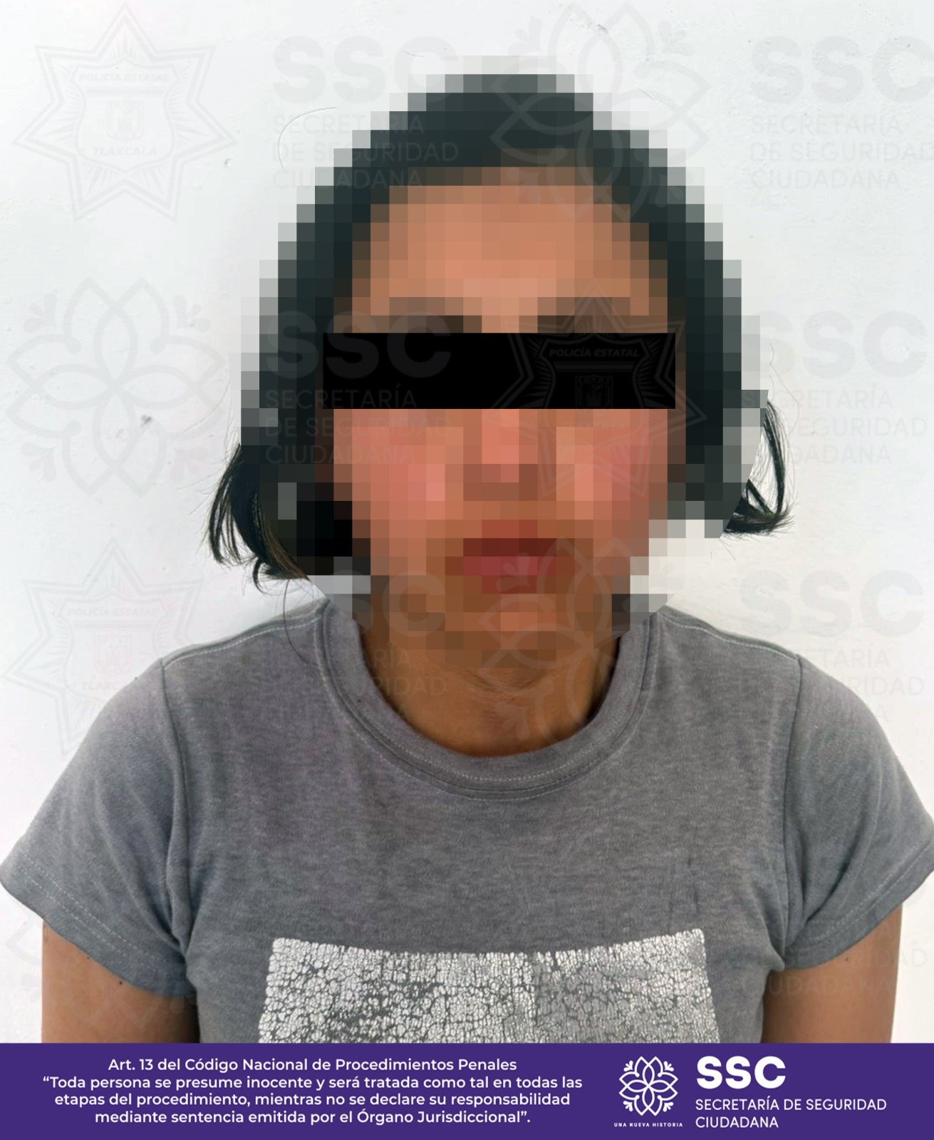 Detiene SSC a dos personas por delitos contra la salud en Chiautempan